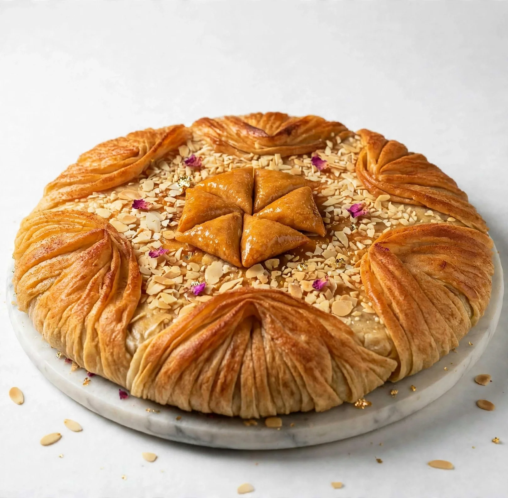 Pastilla Poulet et Amandes Croustillante – 10 Personnes