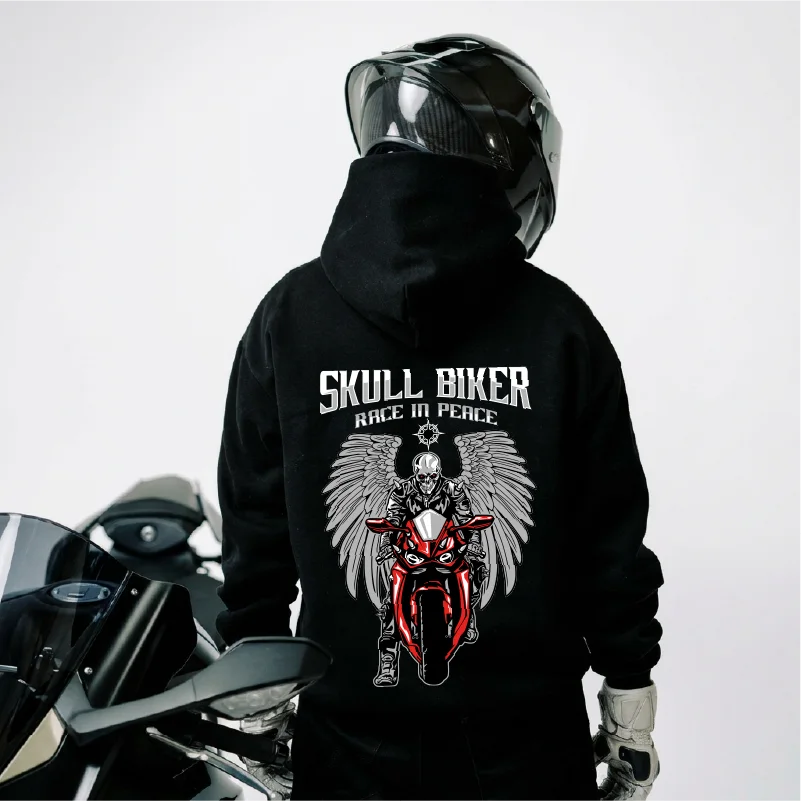 Capuche Skull Biker