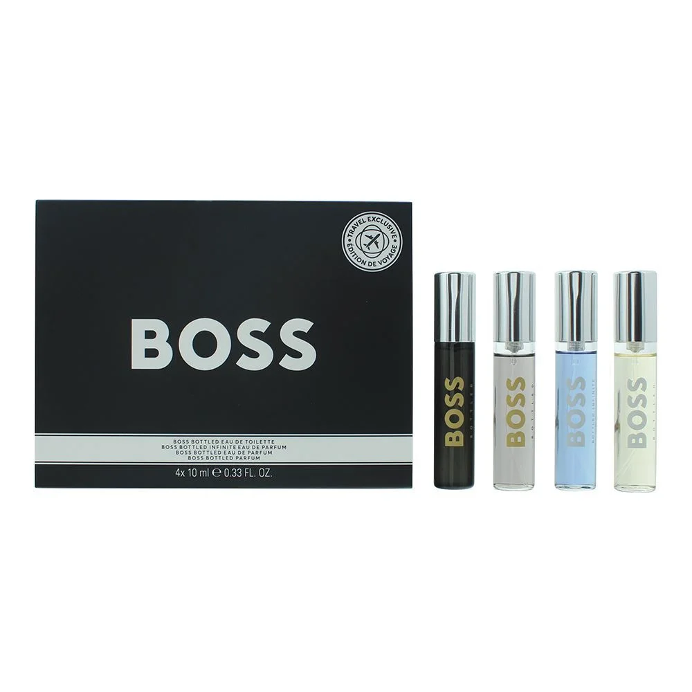 Coffret de 4 mini-parfums Hugo Boss en bouteille