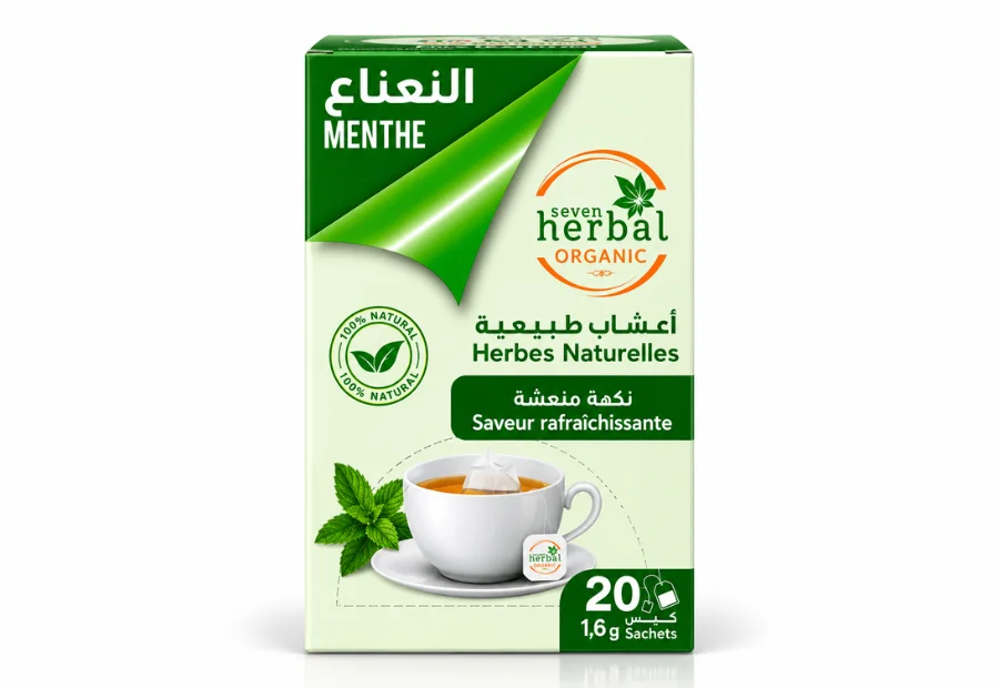 تشكيلة الشاي والأعشاب الطبيعية للراحة الهضم