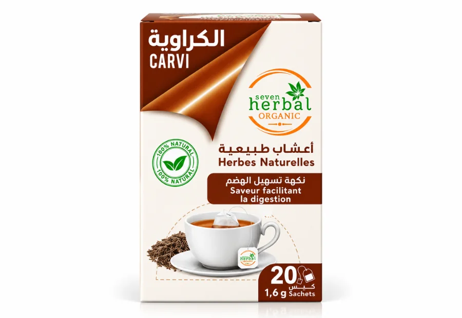 تشكيلة الشاي والأعشاب الطبيعية للراحة الهضم