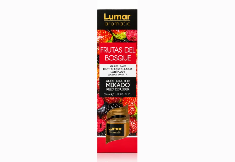 🍓 4 معطرات أعواد برائحة الفواكه الحمراء – Lumar Aromatic
