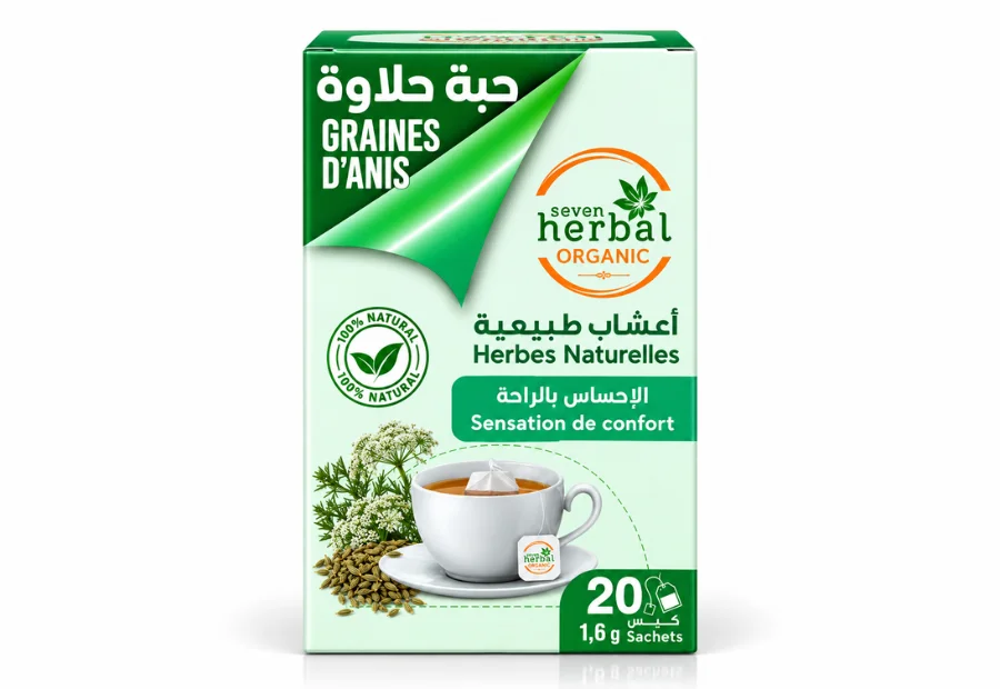 تشكيلة الشاي والأعشاب الطبيعية للراحة الهضم