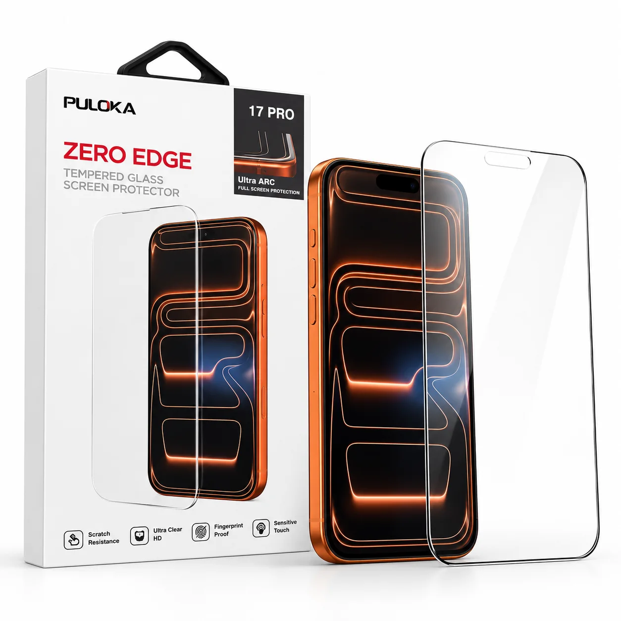 PULOKA Verre Trempé Ultra Clear – iPhone