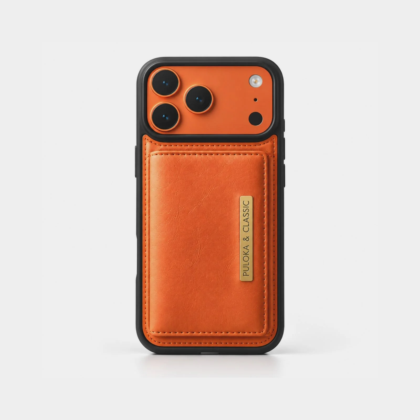 PULOKA & CLASSIC – Coque iPhone en Cuir Premium
