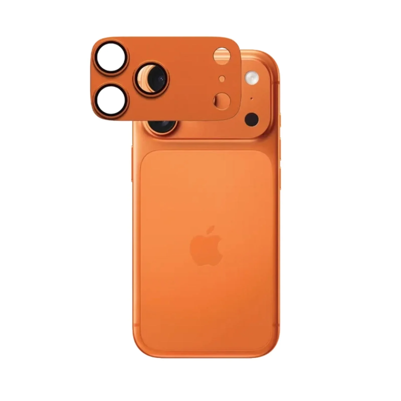 PULOKA – Protection Caméra Orange pour iPhone 17 Pro Max
