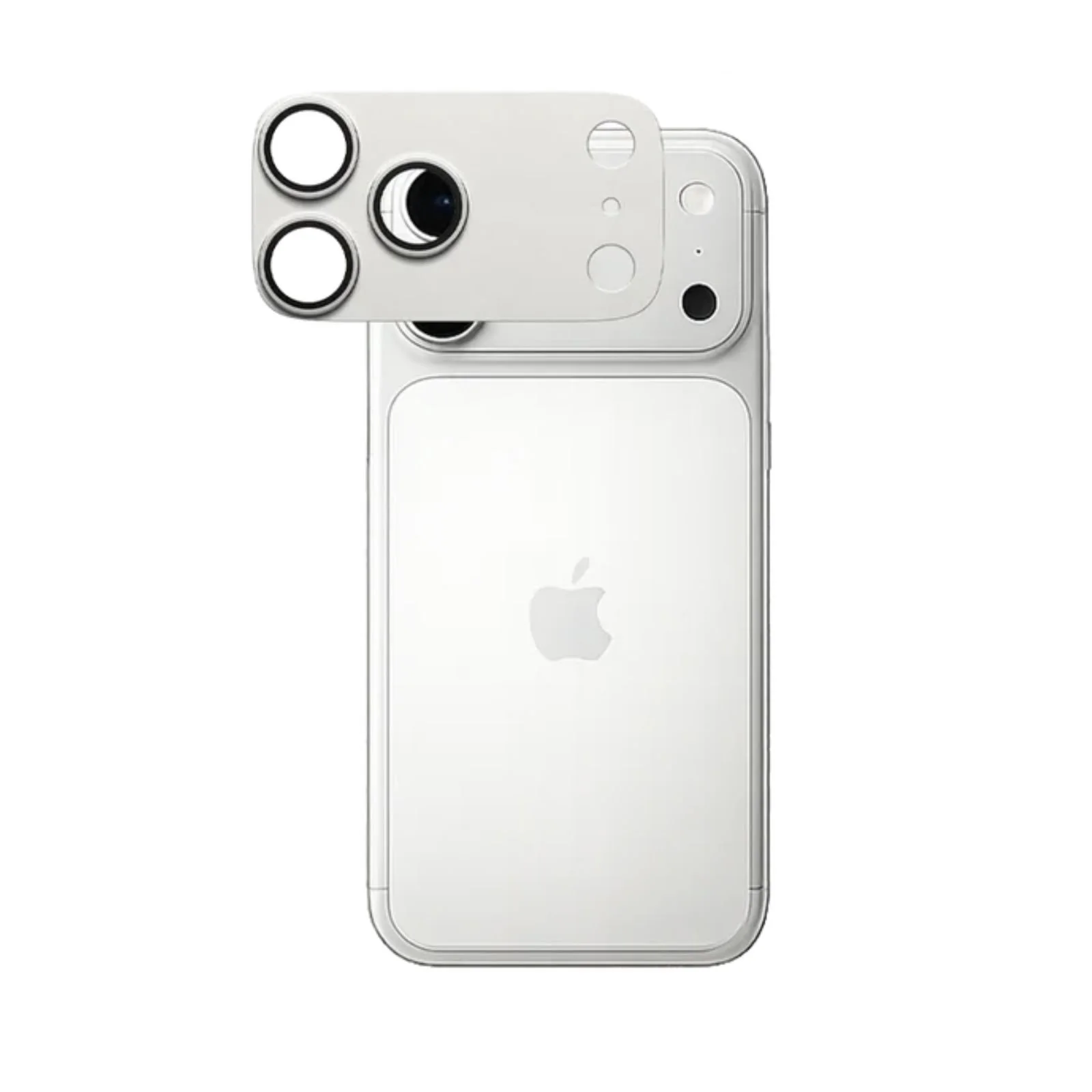 PULOKA – Protection Caméra Silver pour iPhone 17 Pro Max