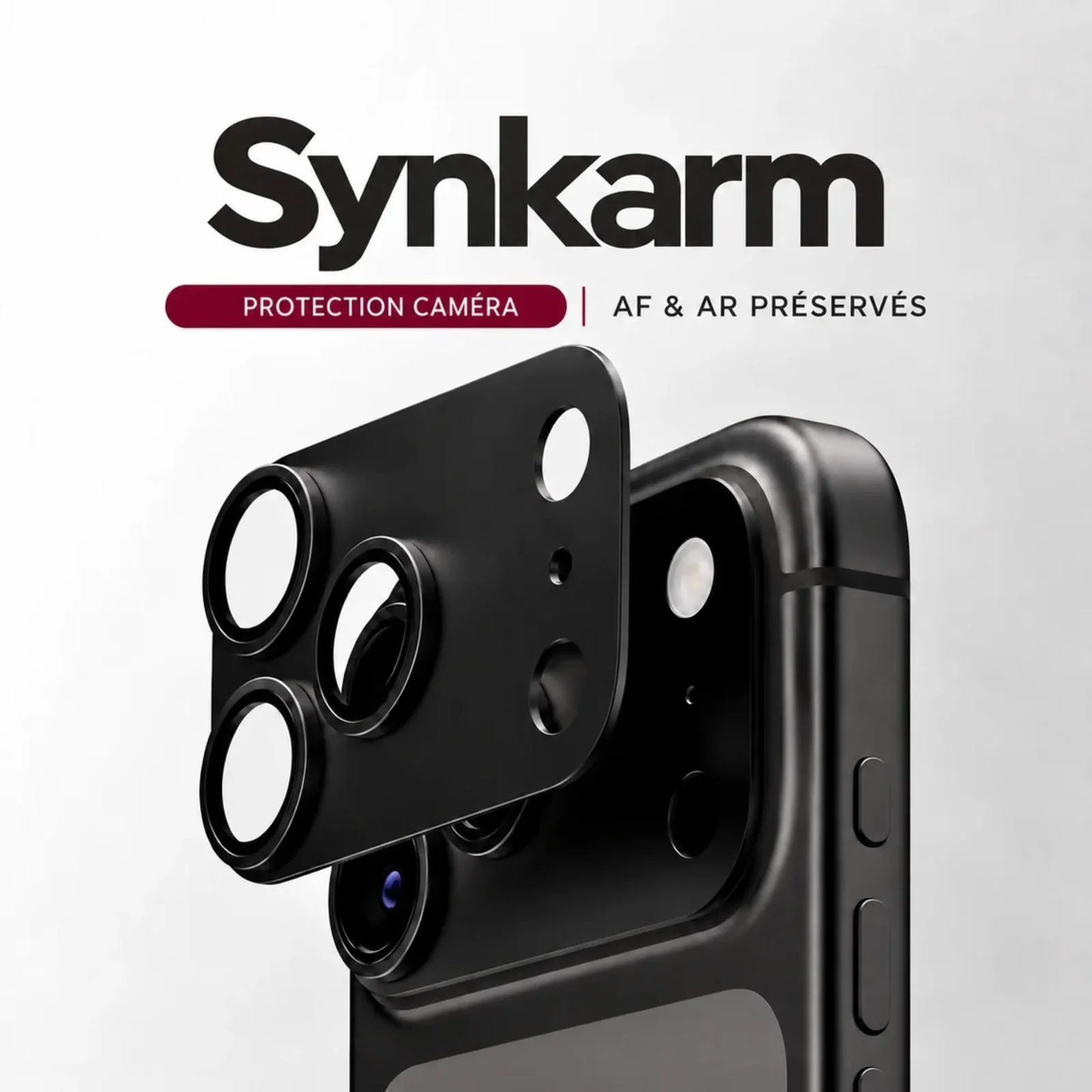 PULOKA – Protection Caméra Black pour iPhone 18 Pro Max