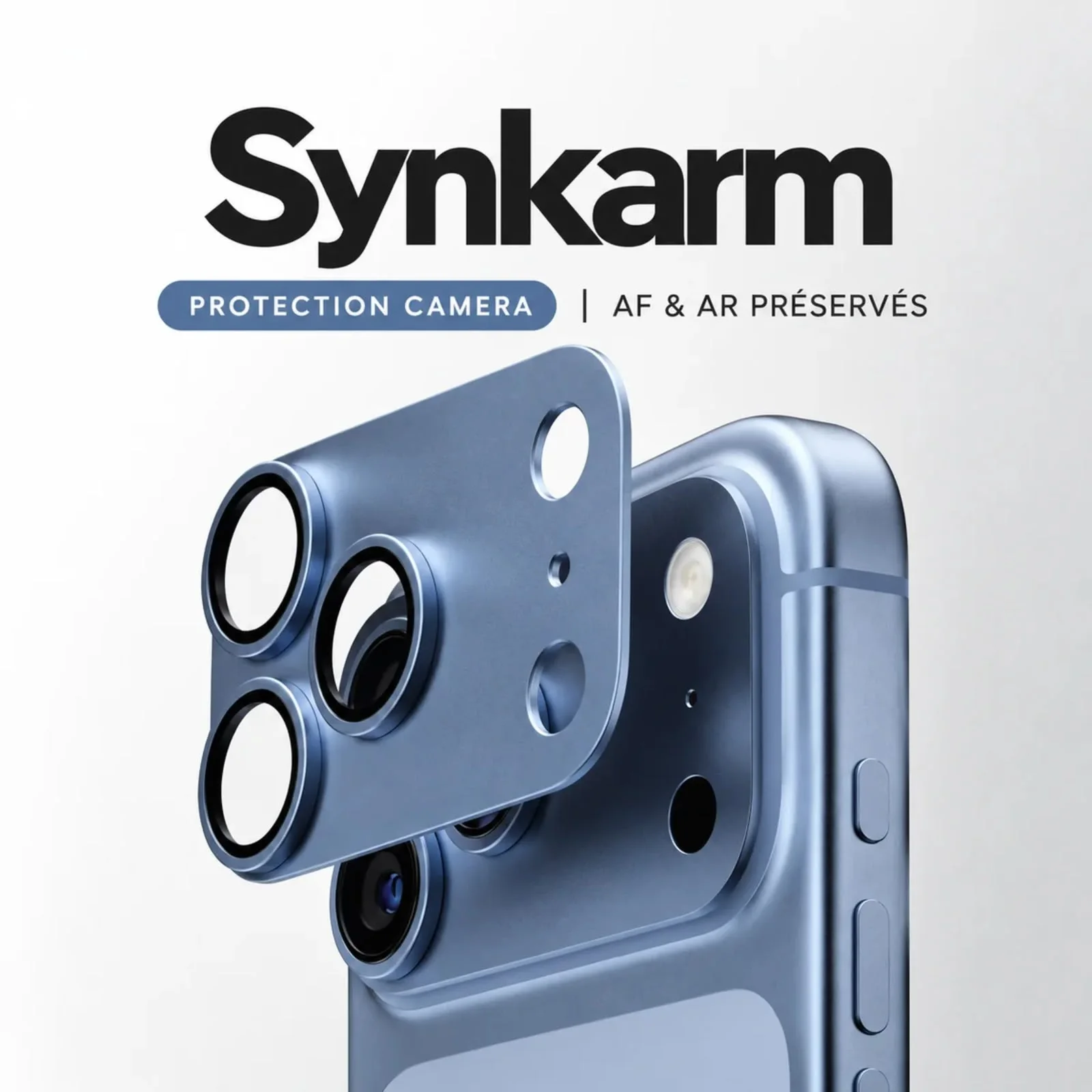 PULOKA – Protection Caméra Sierra Blue pour iPhone 18 Pro Max