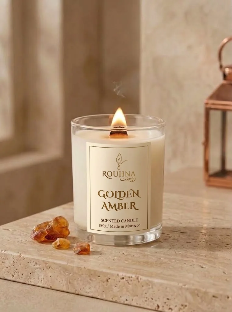 Bougie "Golden Amber" — Warm Mood