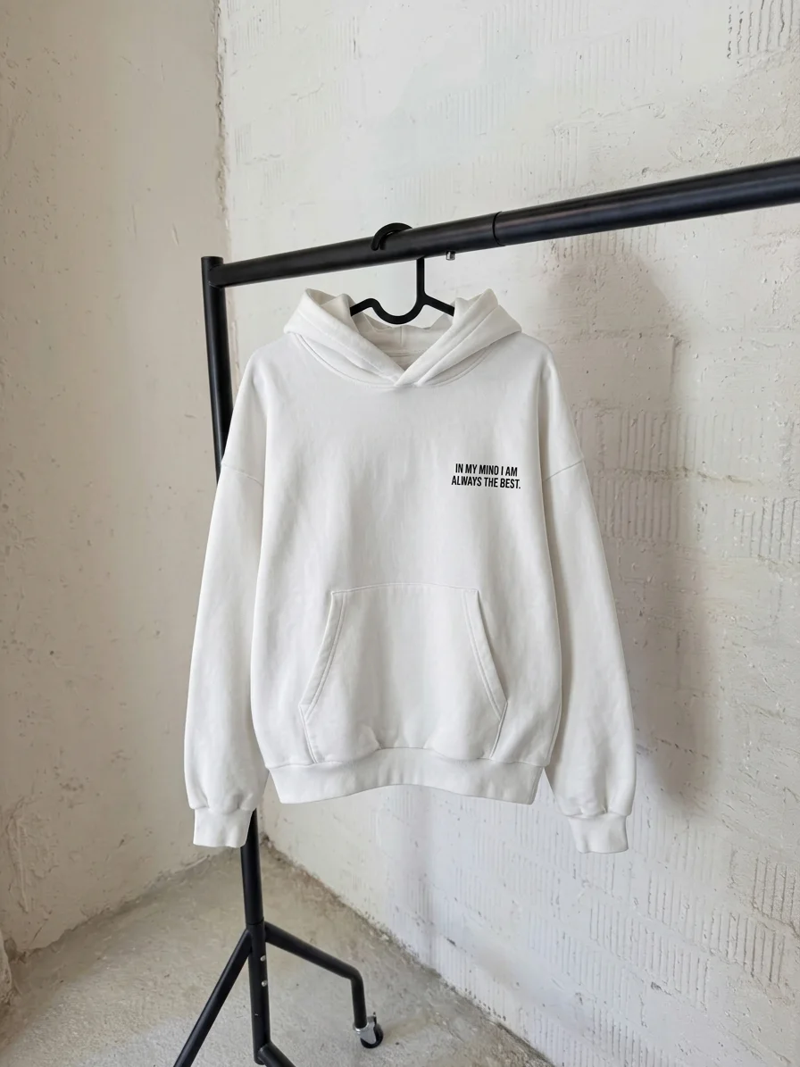 CRISTIANO RONALDO 2004 HOODIE - BLANC