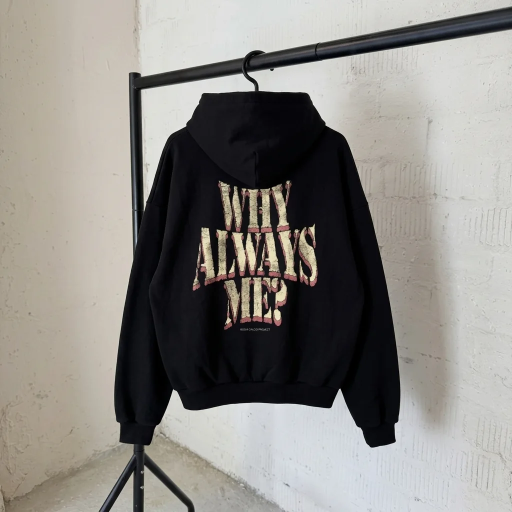 BALOTELLI WHY ALWAYS ME? HOODIE — NOIRE