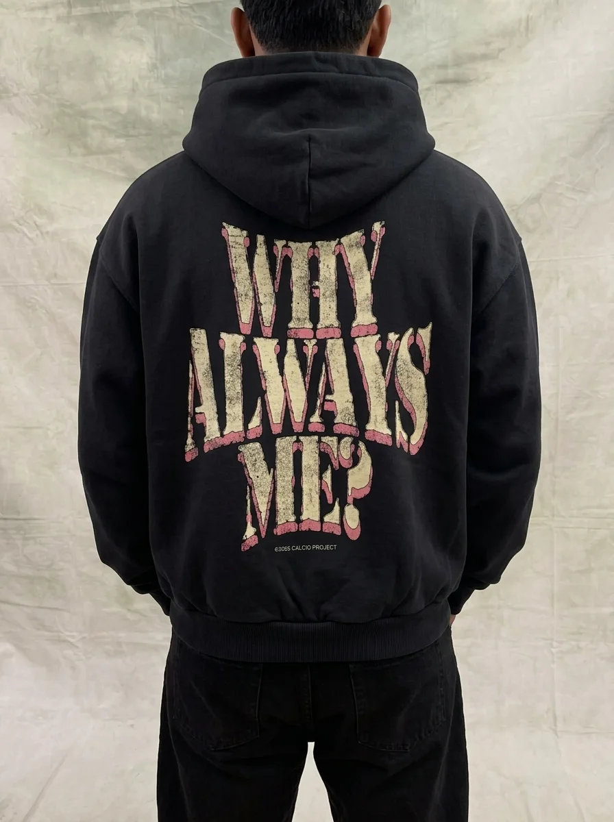 BALOTELLI WHY ALWAYS ME? HOODIE — NOIRE