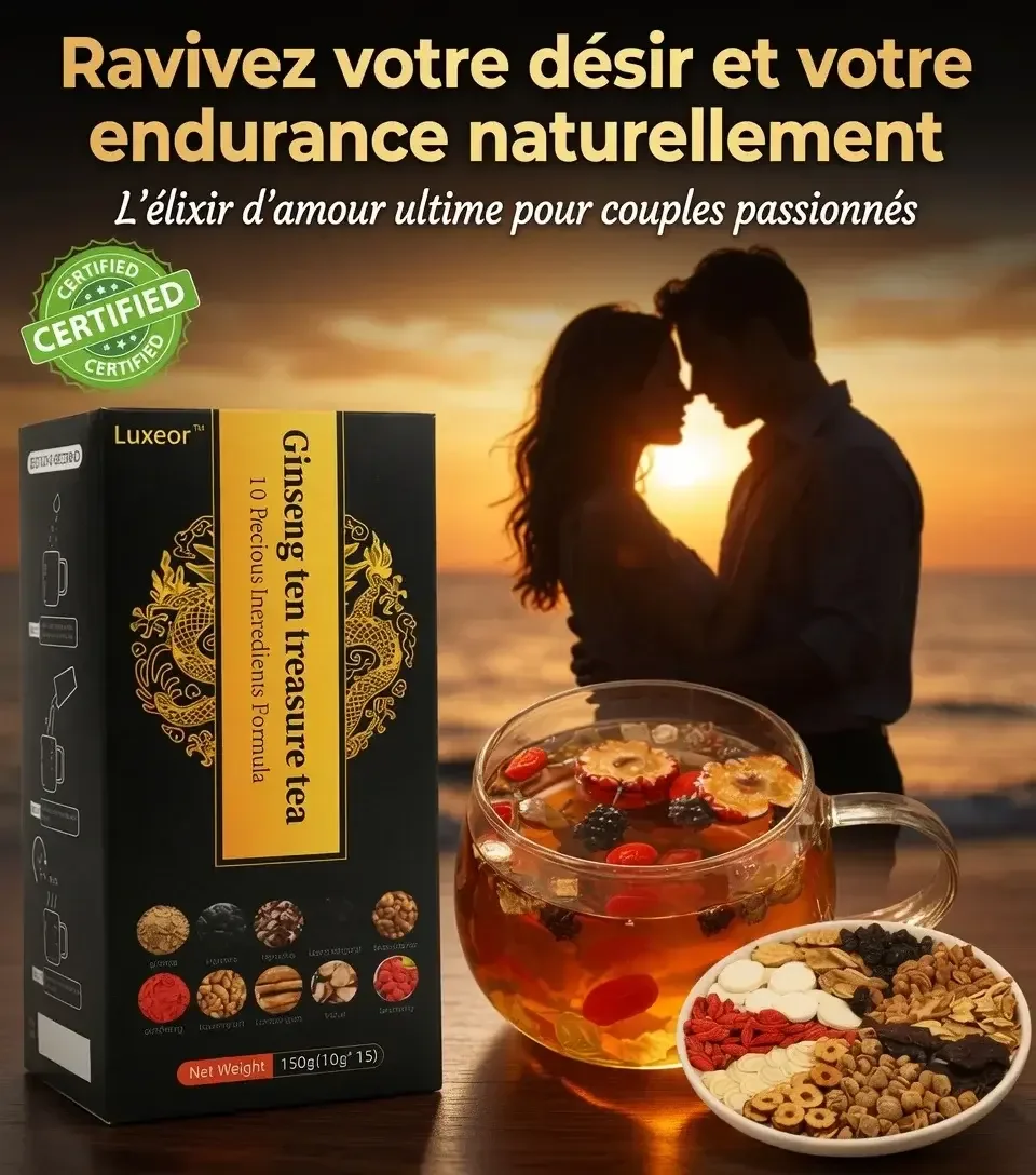 GINSENG ROYAL - Thé de Vitalité, de Confiance et d'augmentation de performance sexuel