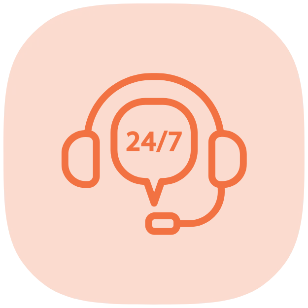 دعم عملاء متوفر 24/7