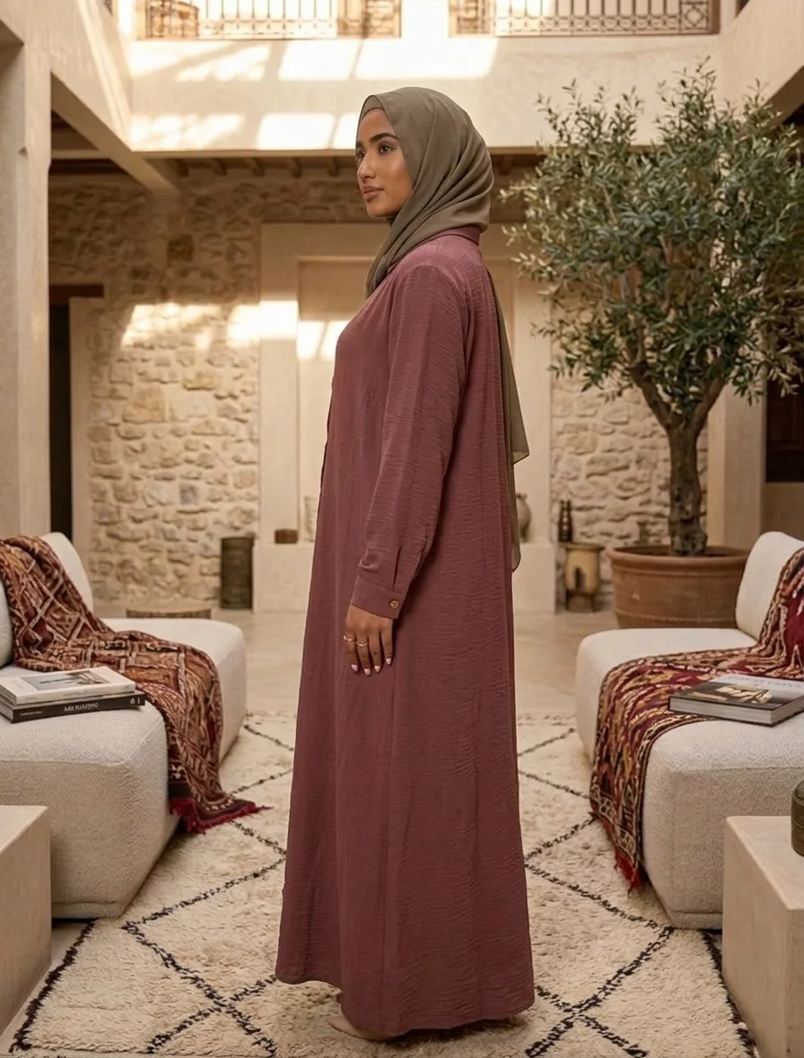 عباية إيسنس الكلاسيكية | The Essential Crepe Abaya