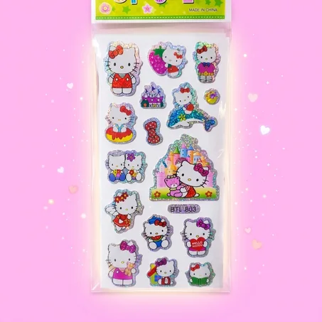 stickers kuromi & hello kitty