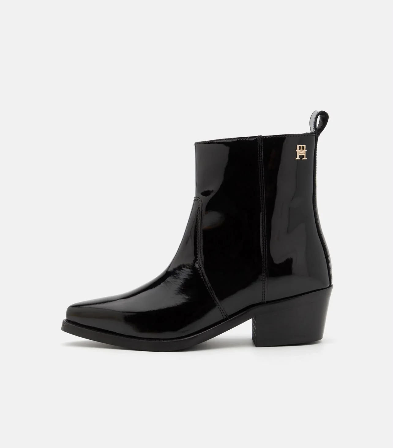 Bottines vernies à talon - Tommy Hilfiger - Noir
