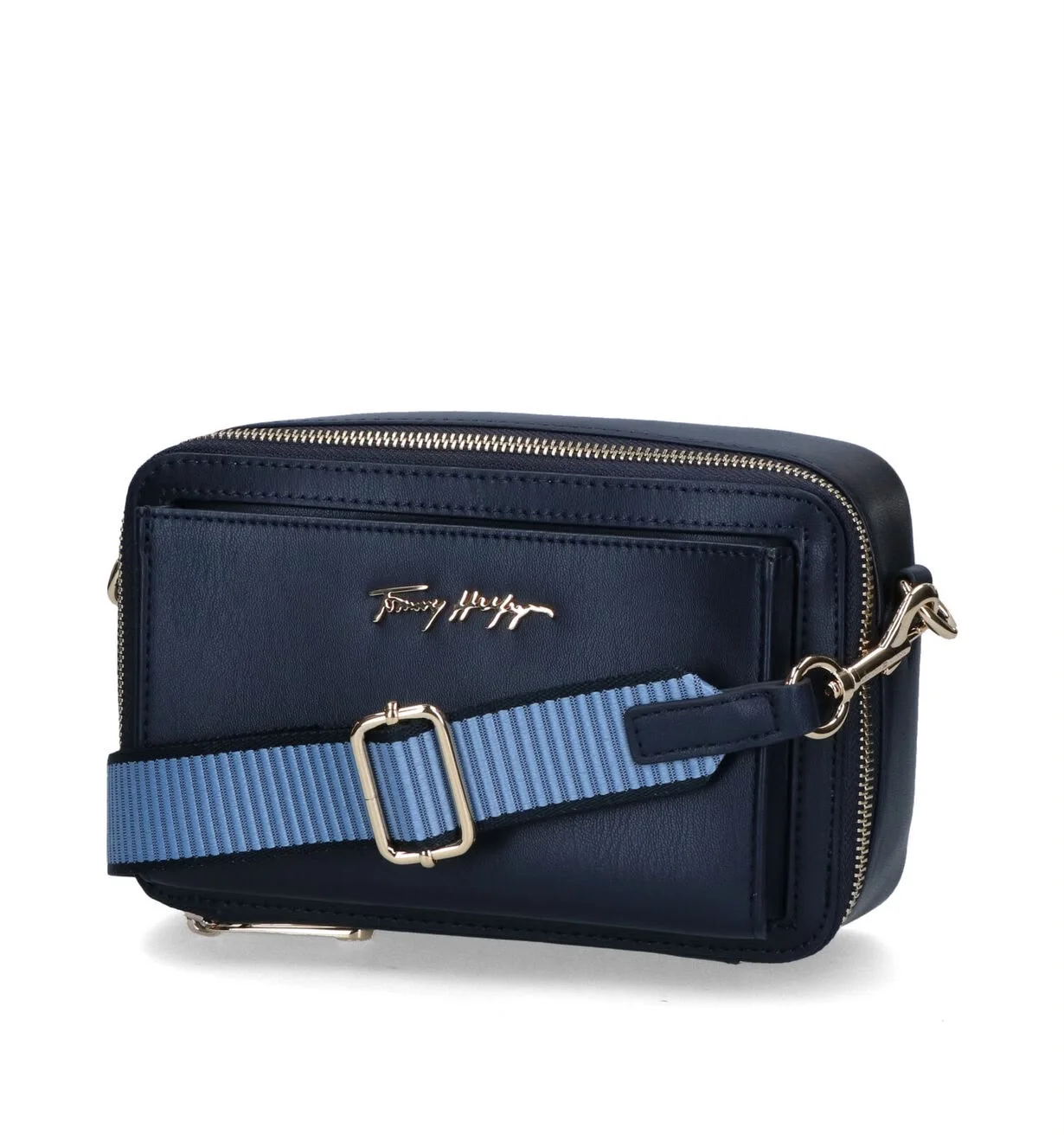 Sac camera signature - Tommy Hilfiger - Bleu marine
