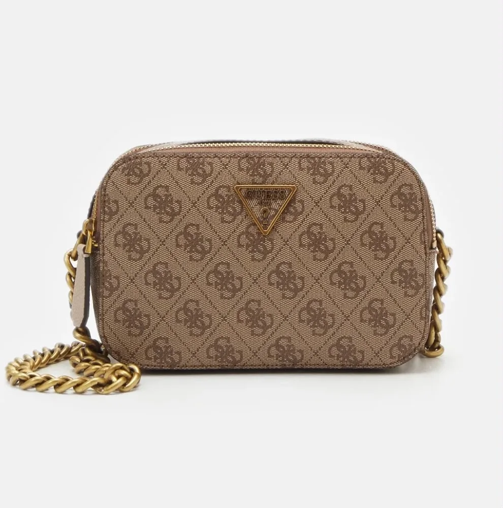 Sac camera logo triangle - Guess - Marron
