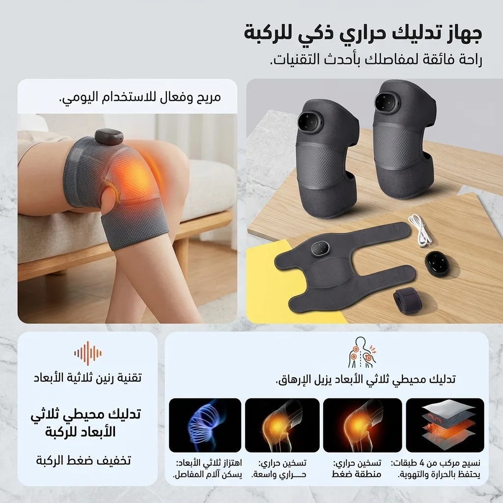 جهاز تدليك حراري للركبة