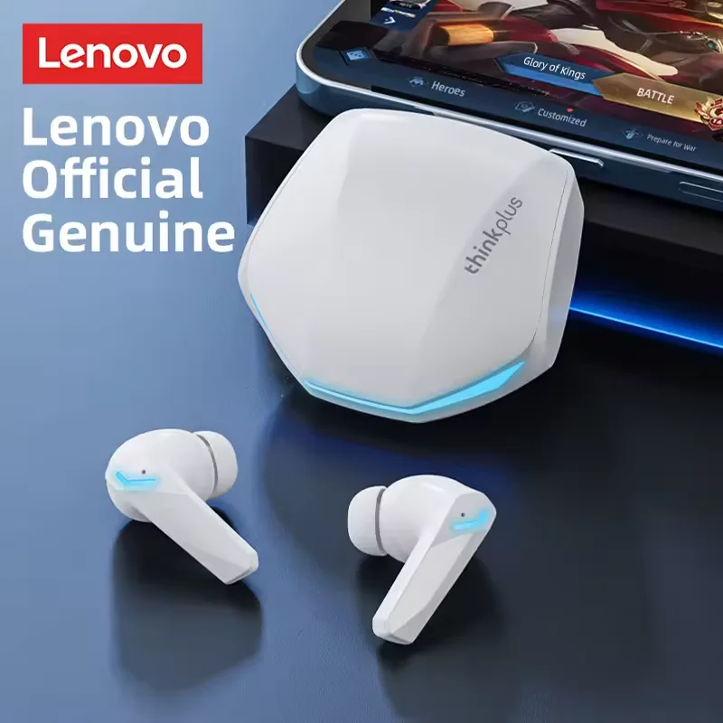 Choice Lenovo GM2 Pro TWS Wireless Bluetooth V5.4 Earphone HD Call Low Latency Headphones Dual Mode Music Gaming Earbuds GM2PRO