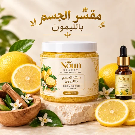 مقشر الجسم بالليمون