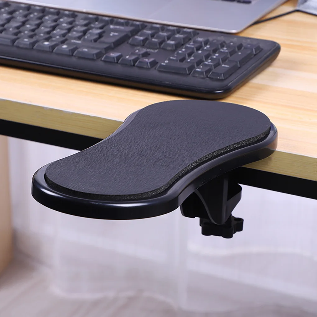 Support d'accoudoir ergonomique avec repose-poignet réglable, pour ordinateur et bureau
