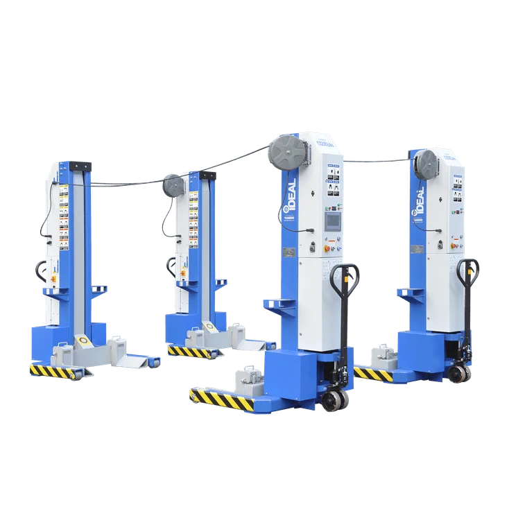 iDEAL MSC-13K-B-452 Mobile Column Lift, Four Column Set, 52,000 lbs.