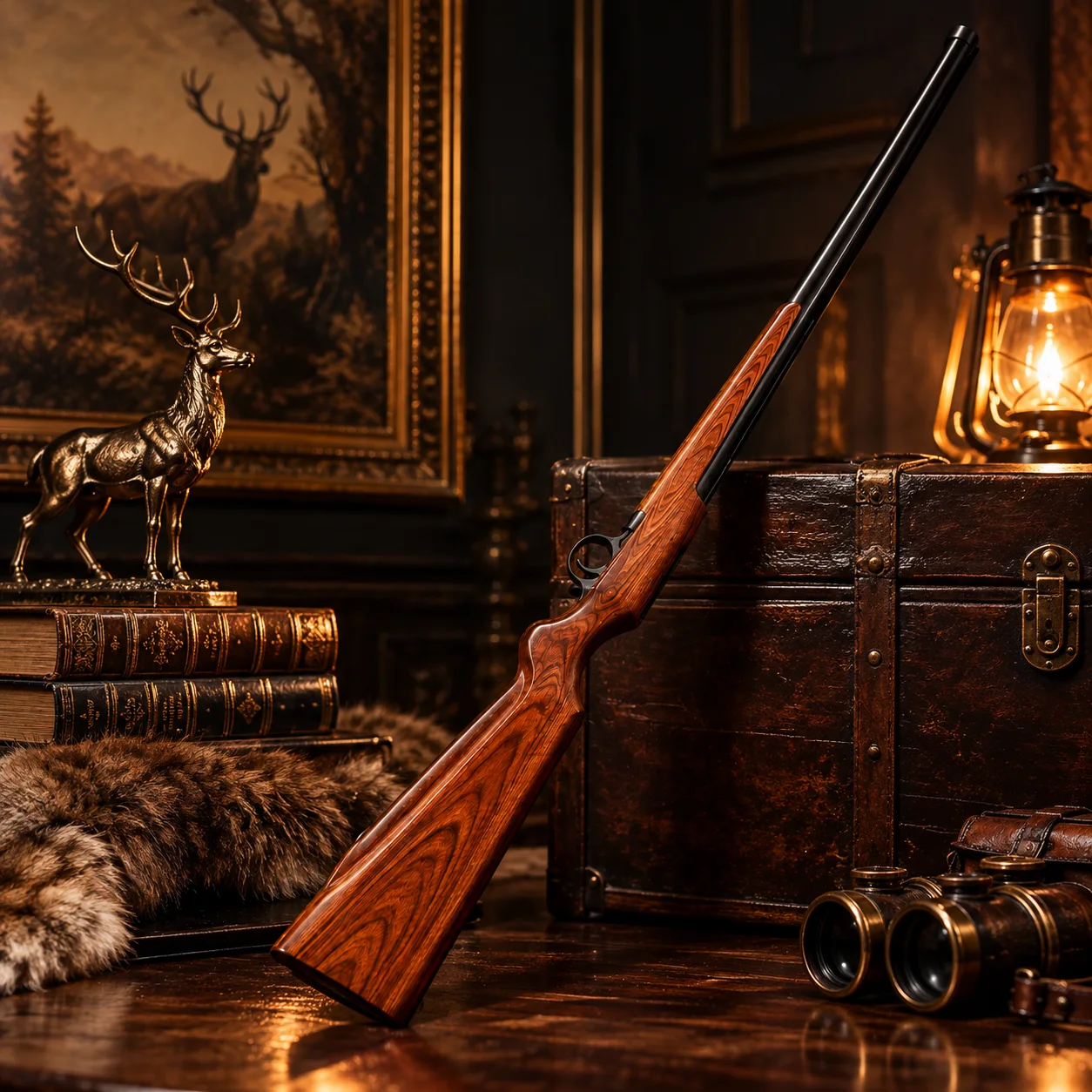 Fusil décoratif de 120 cm — design épuré et finition premium - Livraison Gratuite