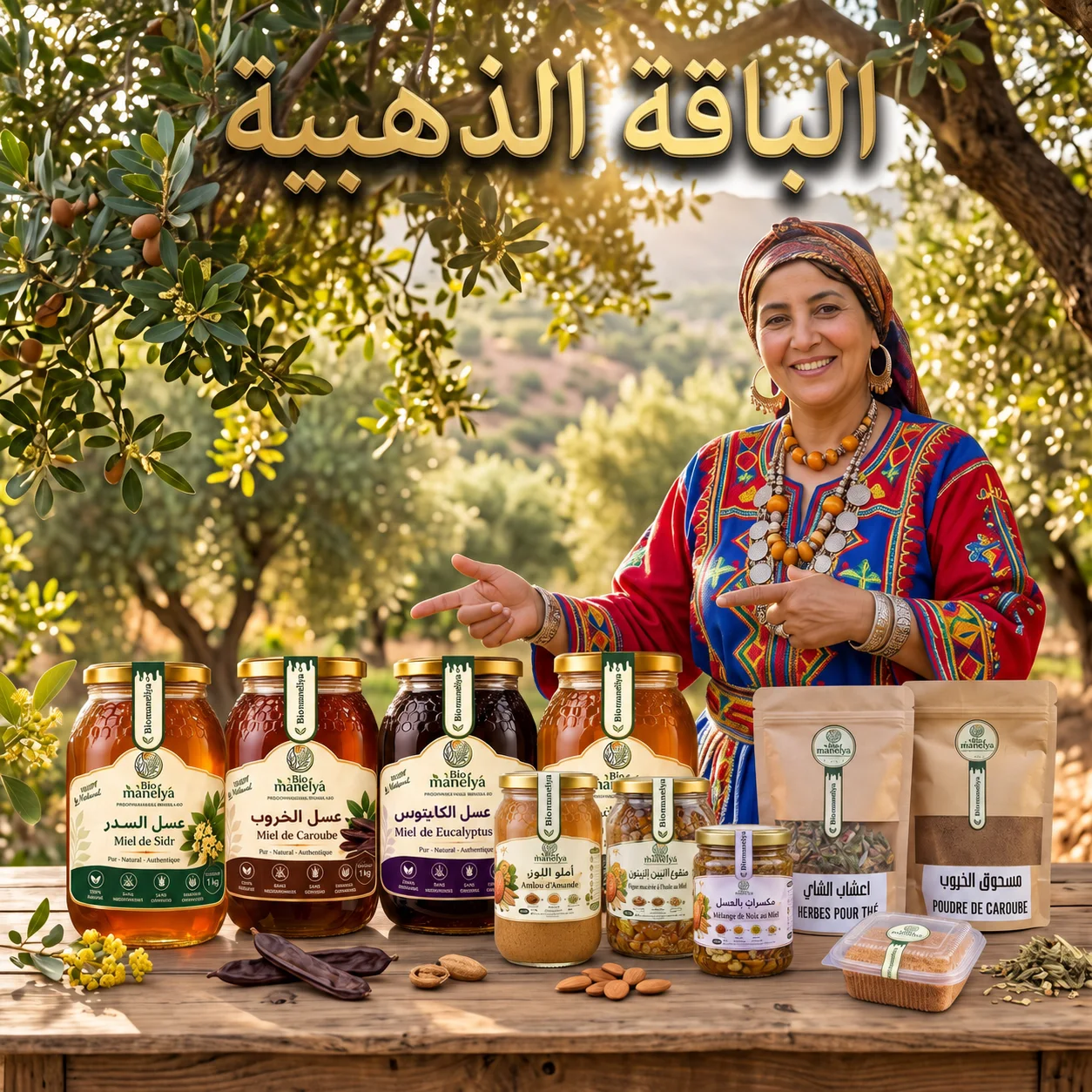 الباقة الذهبية الاكثر مبيعا من بيو مانيليا