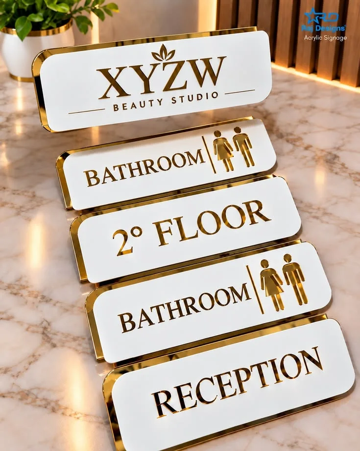 Plaques de Porte Personnalisées 3D