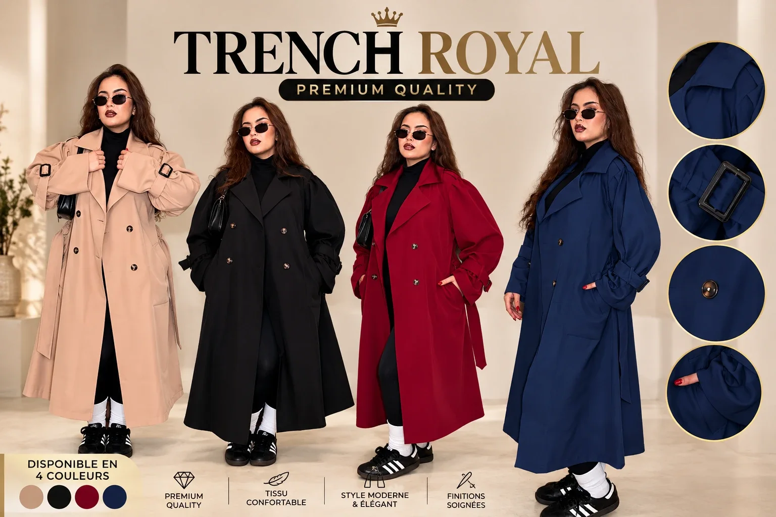 Trench Royal Premium Quality