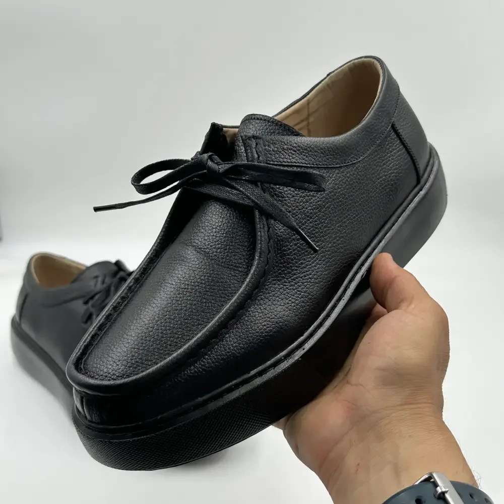 Derby Cuir Grainé Plateforme