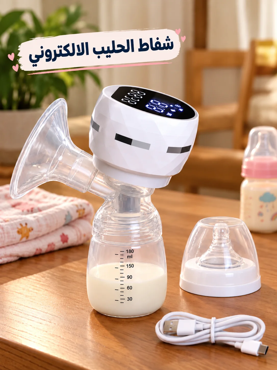 شفاط الحليب الالكتروني