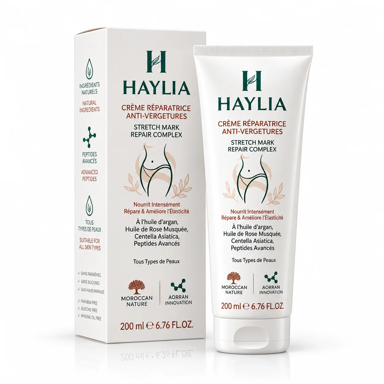 Crème Anti-Vergetures Réparatrice 200 ml