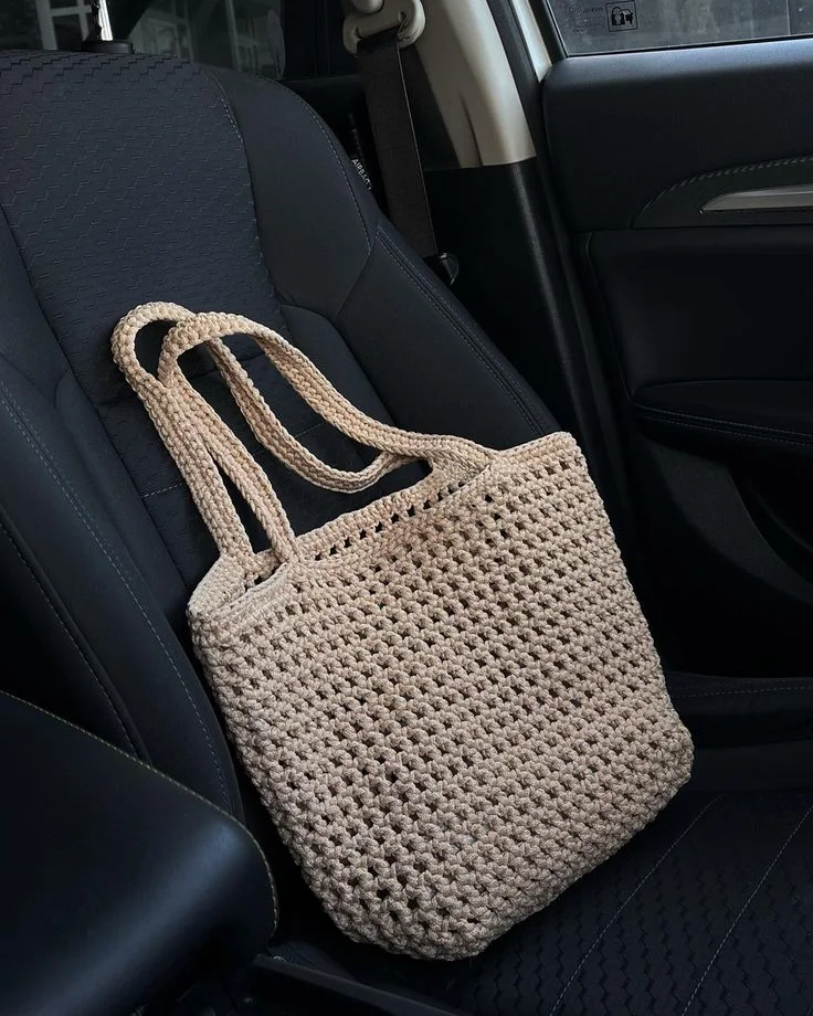 Crochet Mini Tote Bag