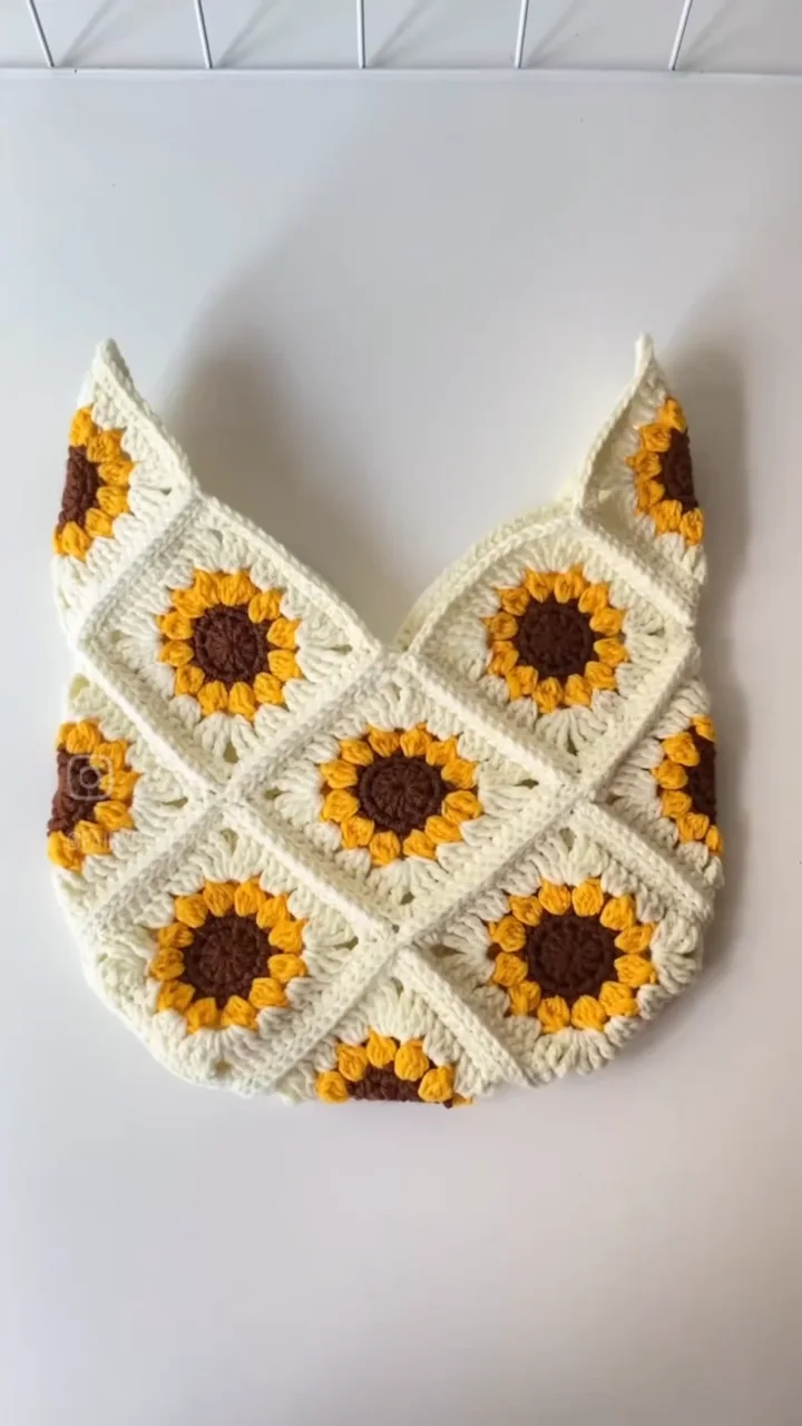 Crochet Mini Tote Bag