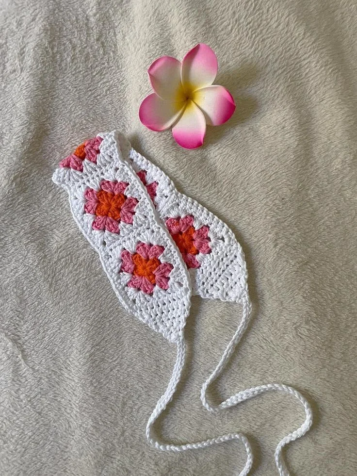 Handmade Crochet Daisy Headband 🌼