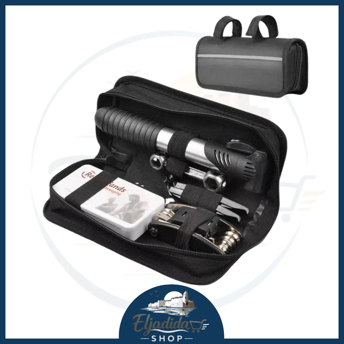 Kit de réparation vélo - حقيبة أدوات إصلاح الدراجات الهوائية المتكاملة
