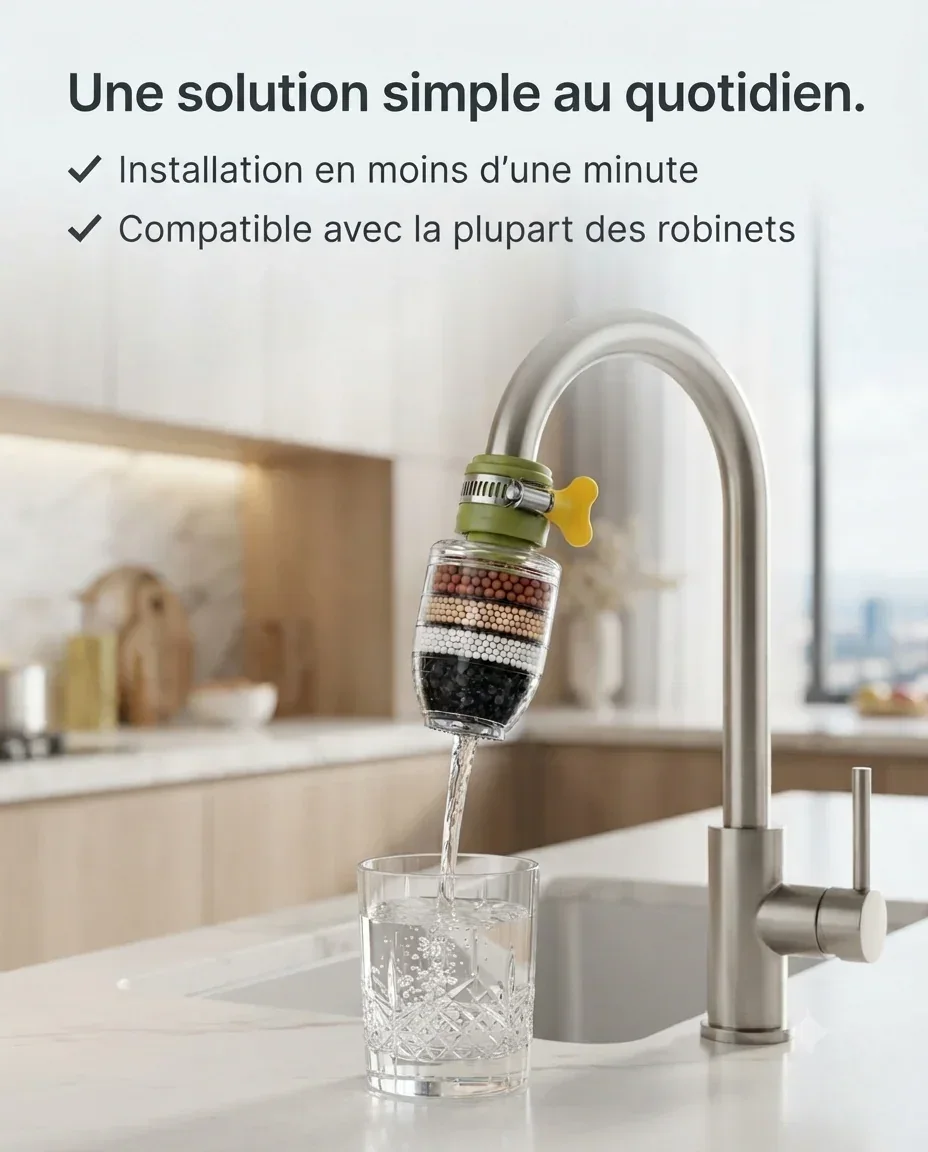 💧 Filtre à Eau pour Robinet