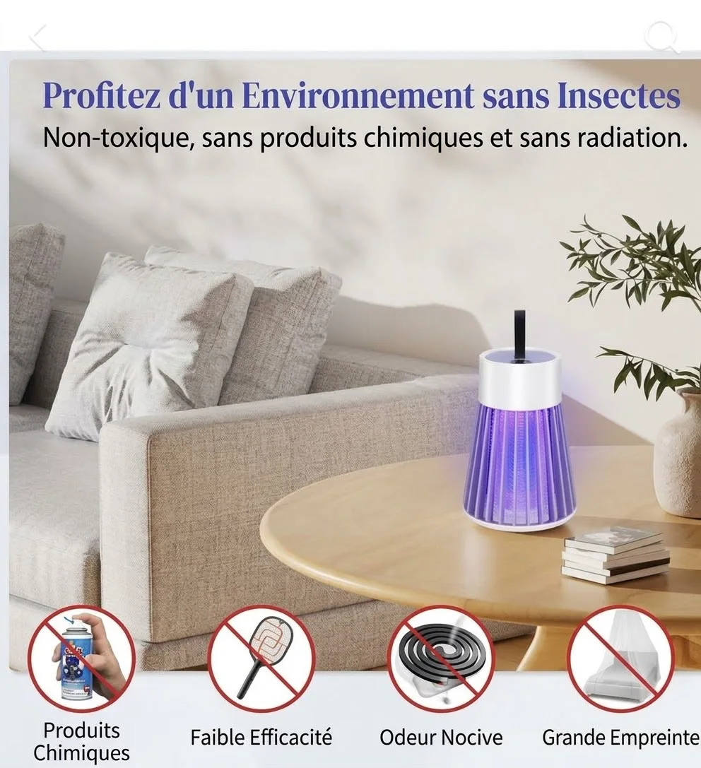 Lampe Électrique Anti-Moustiques