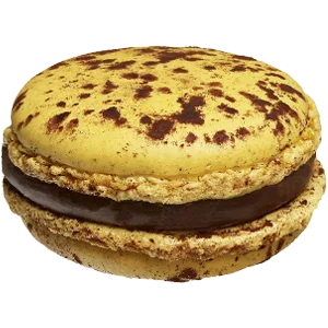 Macarons de chocolate con leche