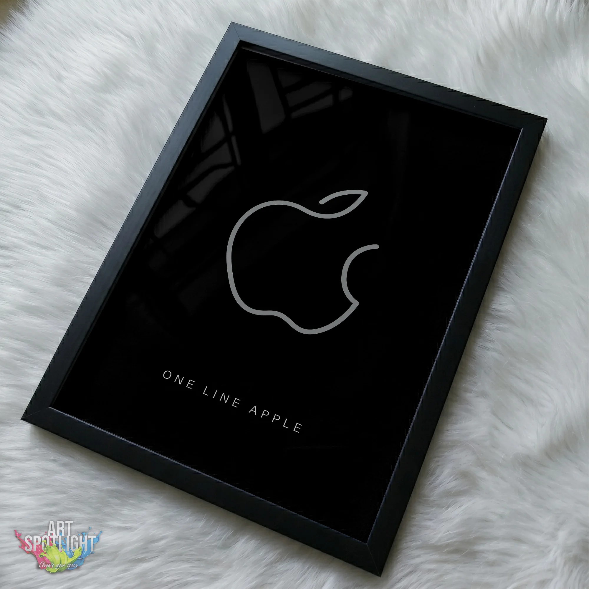 APPLE ONE LINE LOGO