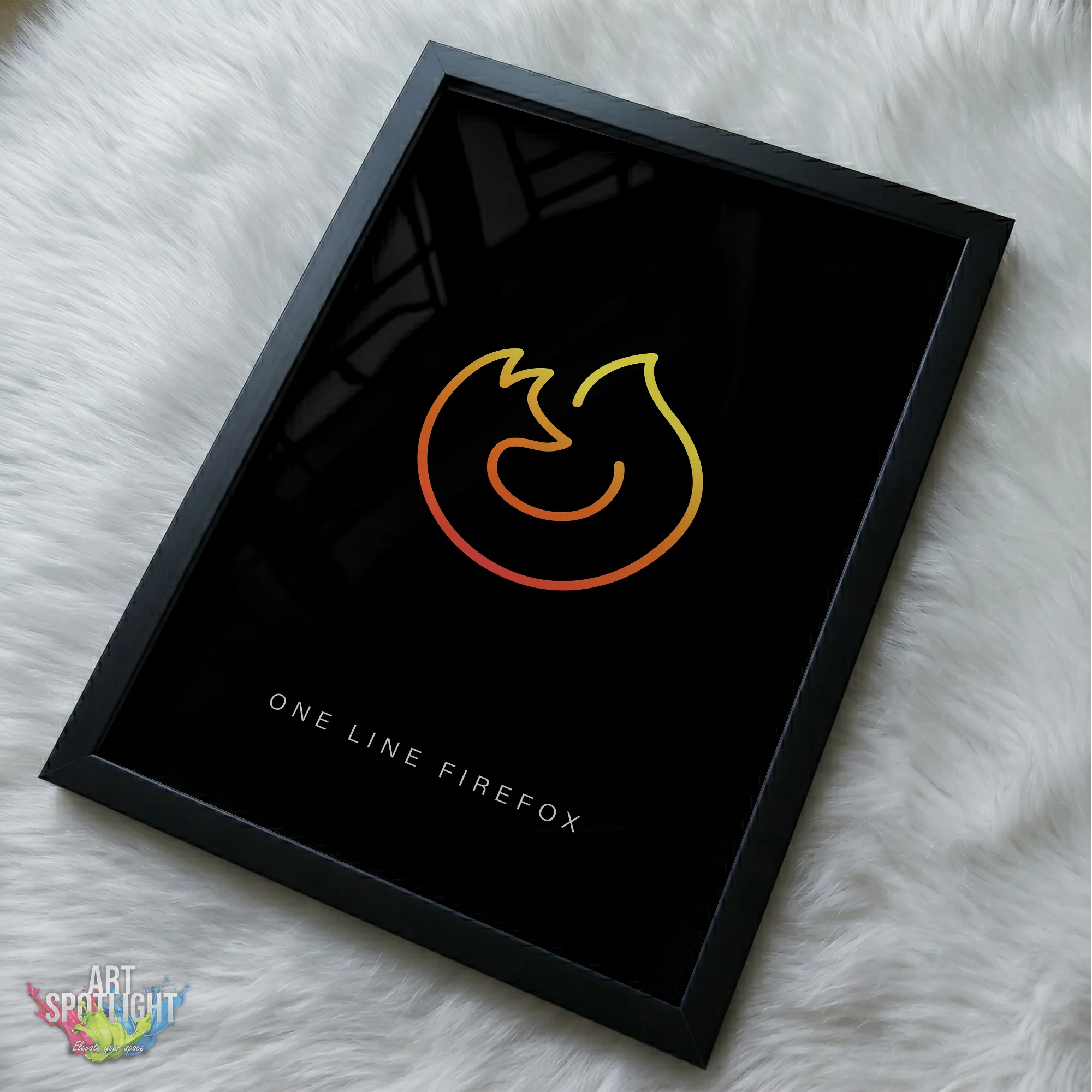 FIREFOX ONE LINE LOGO