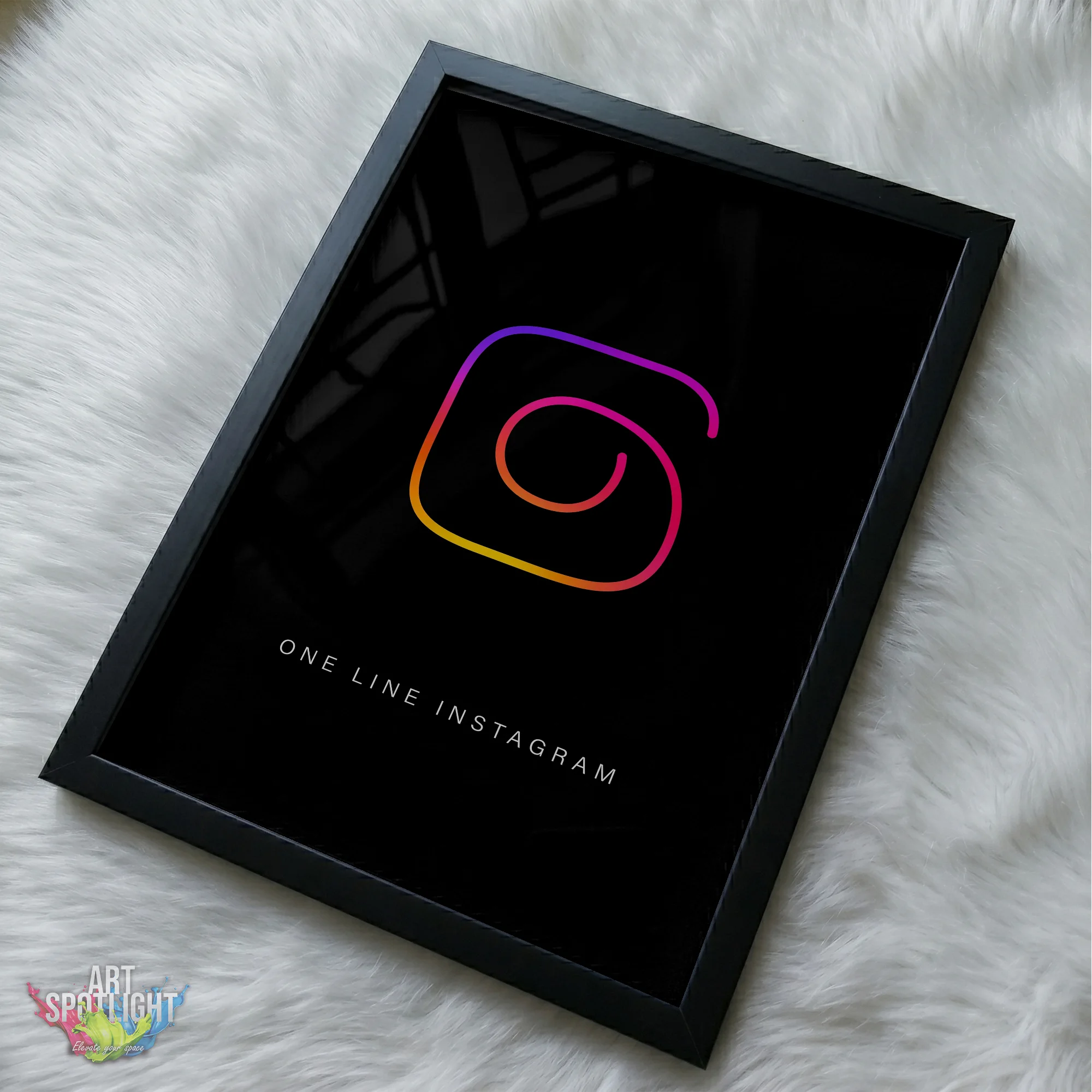 INSTAGRAM ONE LINE LOGO