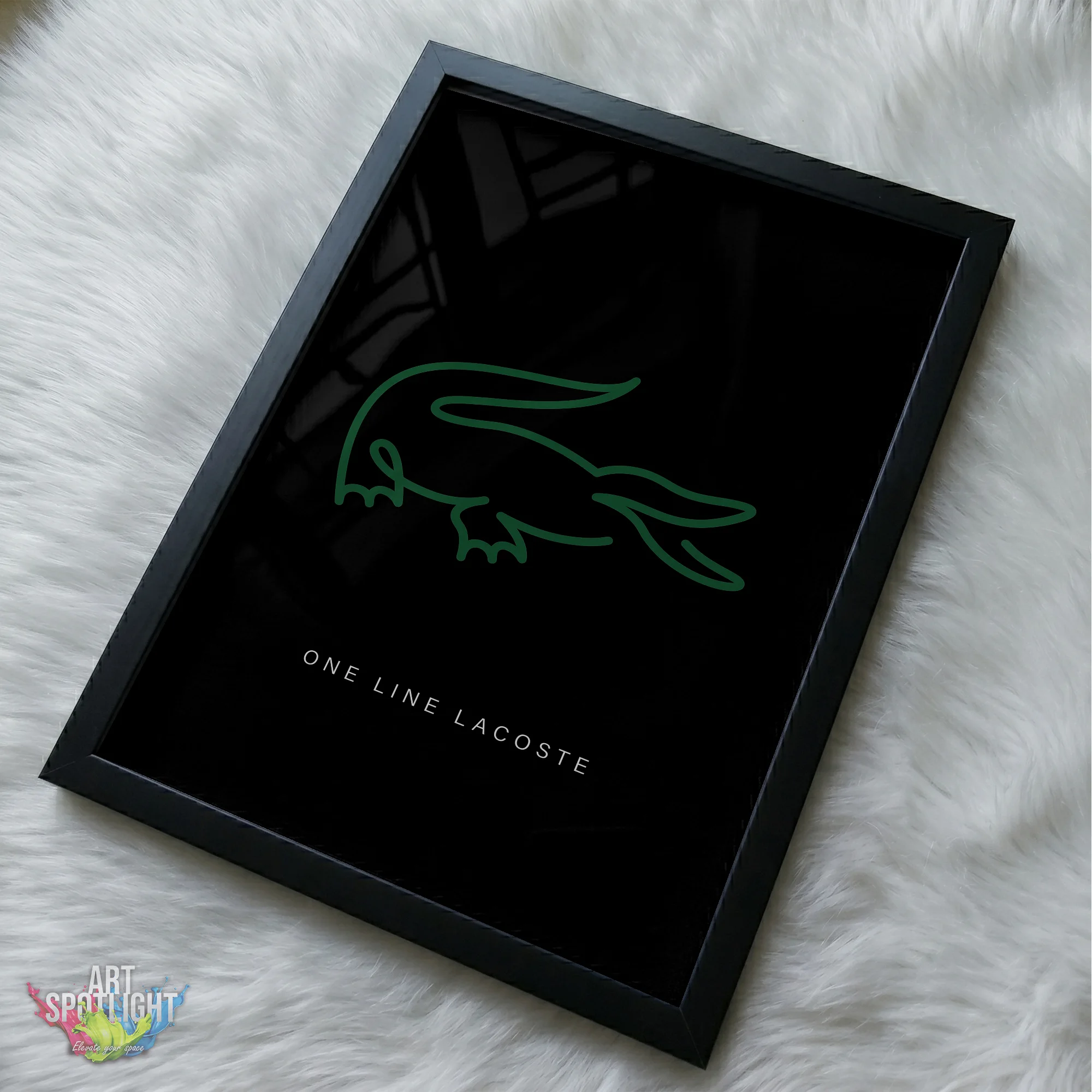 LACOSTE ONE LINE LOGO