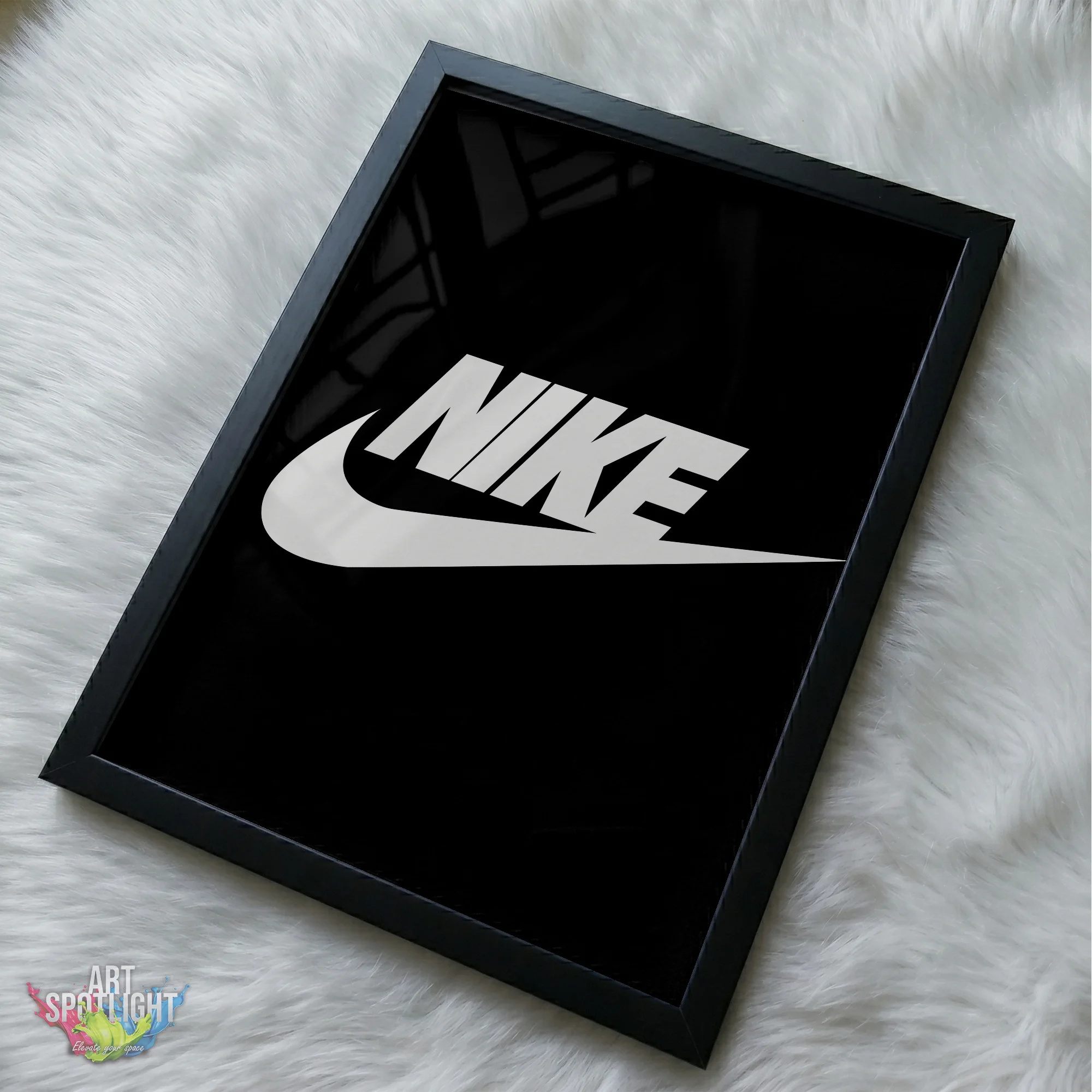 NIKE WHITE SWOOSH