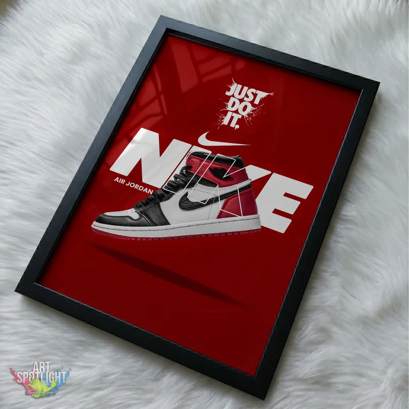 AIR JORDAN 1 RED BACKGROUND
