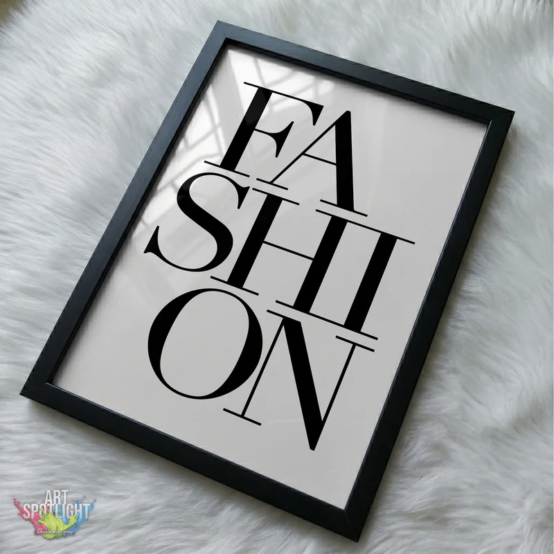 FASHION BLACK TYPOGRAPHY